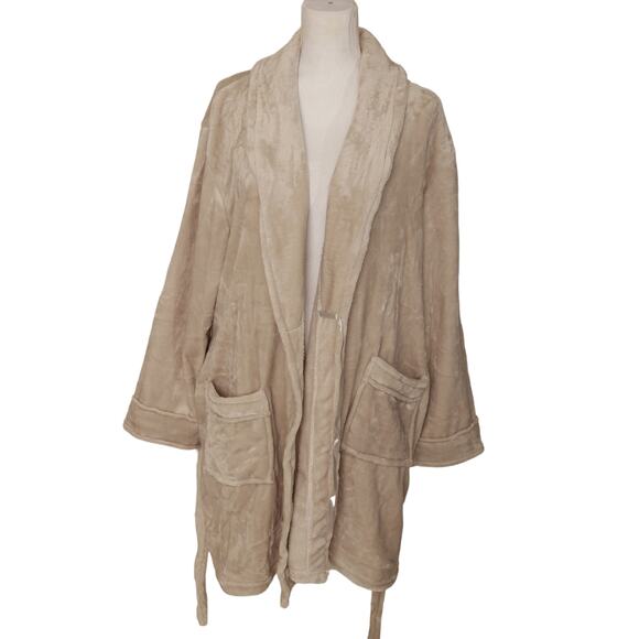Mythology Loungewear Comfy Soft Robe cream beige NWT one size fits most‎ - Picture 1 of 6